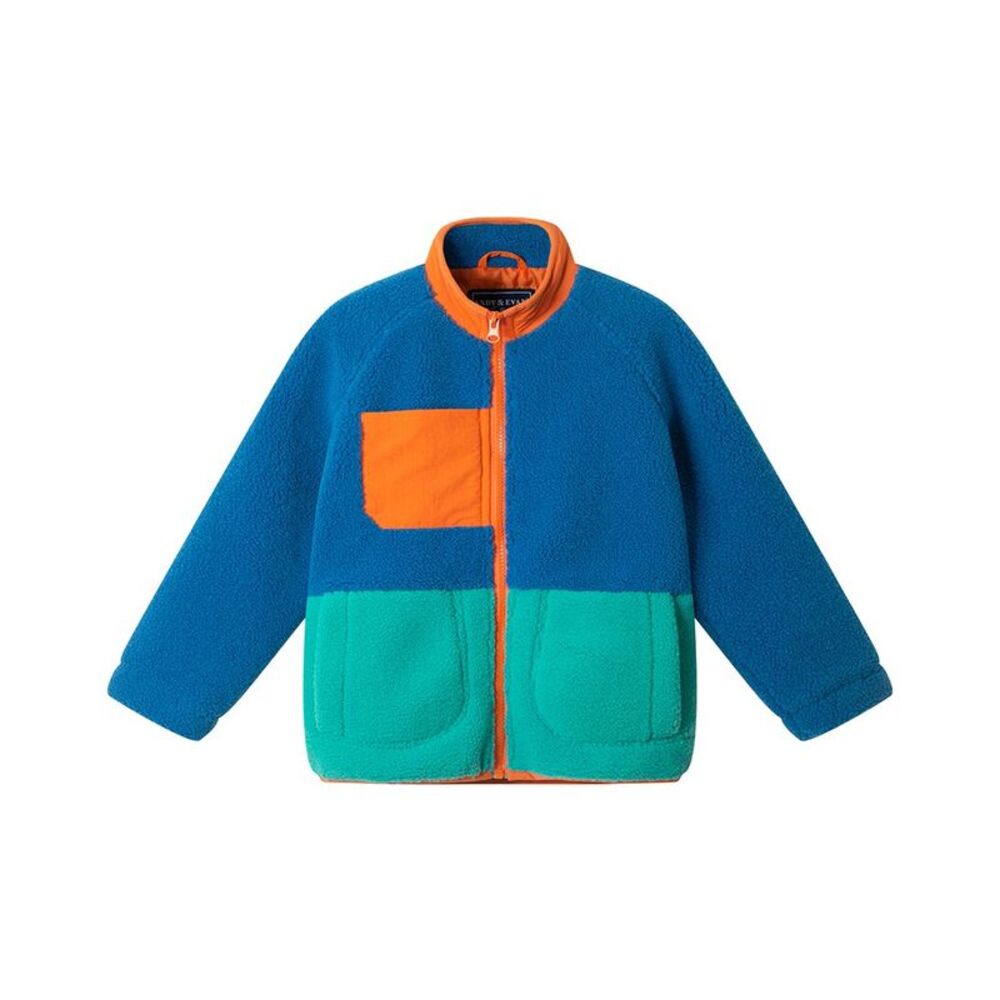 Andy & Evan Boys  Colorblocked Sherpa, Blue